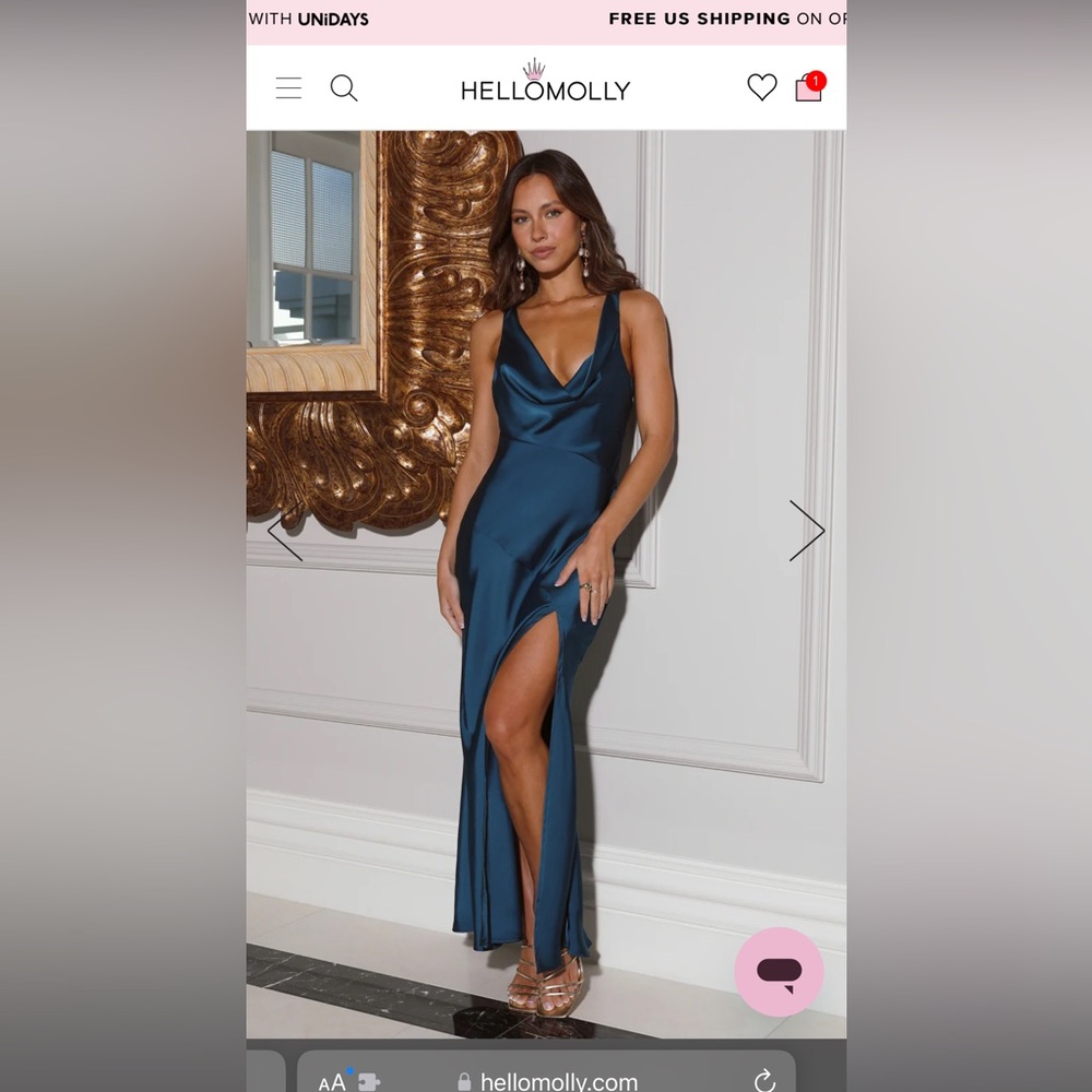 Hello Molly Navy Dress - never worn